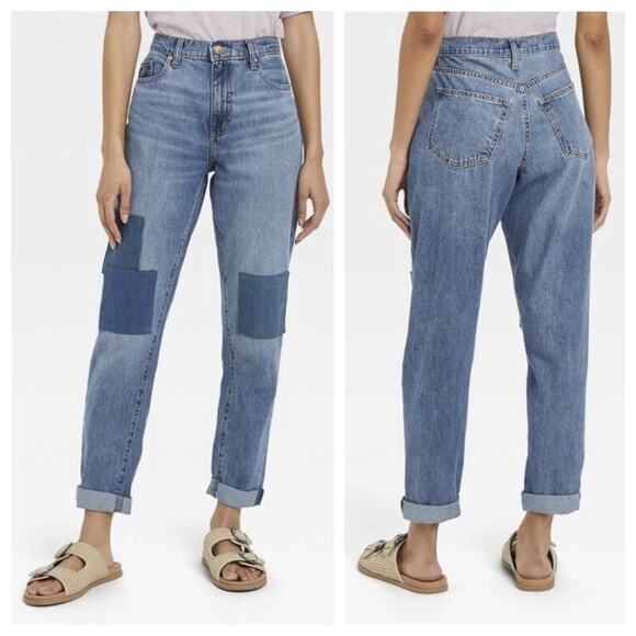 NWOT Universal Thread Women's High Rise Boyfriend Jeans Medium Wash Size 8/29 - Picture 1 of 8